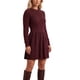 thumbnail image 4 of INSPIRE CHIC Vestido Suéter para Mujer Casual de Manga Larga Cuello Redondo Tejido de Punto Otoño Invierno Tallas S Burdeos, 4 of 6
