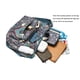thumbnail image 4 of Bolso de hombro Pealwel para mujer, espacioso, impermeable, de nailon, 4 of 7