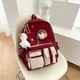 thumbnail image 1 of Kawaii Preppy Nylon Backpack - Large Capacity, Durable & Lightweight - Perfect for School, Travel & Commuting!, 1 of 5