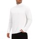 thumbnail image 5 of INSPIRE CHIC Camiseta Deportiva de Manga Larga con Protección Solar y Cremallera 1/4 para Hombre XL Blanca, 5 of 6