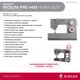 thumbnail image 3 of Máquina de Coser M4423 Gris, 3 of 8