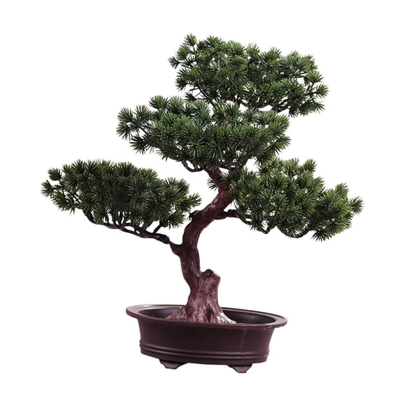 Planta De Maceta De árbol De Bienvenida Artificial Bonsai Versátil Para Hall Vestibule Style C
