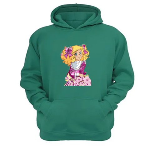 Genérico - Polerón Canguro Candy Verde Aguamarina Talla S Unisex
