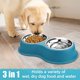 thumbnail image 5 of Juego Doble de Tazones para Perro EpetsLove Acero Inoxidable 18 oz, 5 of 7