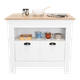 thumbnail image 3 of Isla De Cocina 2 Puertas Blanco Y Café Claro, 3 of 14