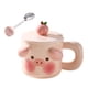 thumbnail image 5 of Taza De Té, Novedad, Bebida, Hotel, Hogar, Con Cuchara, Dormitorio, Jugo, Taza De Café De Cerámica, Cerdo Rosa, 5 of 5