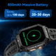 thumbnail image 2 of Reloj inteligente CUBOT X1 con pantalla AMOLED de 5,4 cm, 850 mAh, Bluetooth, 2 of 6