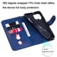 thumbnail image 5 of Funda con Cremallera para Samsung Galaxy A22 4G, Carcasa Cartera de Cuero PU con Soporte y Tarjetero, 5 of 6