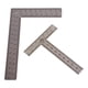thumbnail image 4 of Juego de reglas de acero inoxidable de 2 piezas, herramienta de dibujo, ángulo de 90 degree, herramienta de medición de ángulo en T portátil para oficina y, 4 of 5