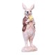 thumbnail image 4 of Estatua De Conejo De Pascua, Figura De Conejo Para Chimenea, Centro De Mesa, Pasillo, Flor Amarilla, Ropa Marrón, 4 of 5