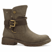 Botin Oliva Mujer Casual Chalada Torke