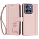 thumbnail image 3 of Funda Cartera Trébol para Motorola Edge 60 Neo con Ranuras Tarjetas y Carga Inalámbrica Rosa, 3 of 6
