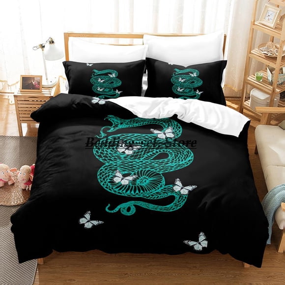 Yinuoda Snake Flower Bedding Set Bed Set Aldult Kid Bedroom Duvetcover SetsBed Sheet Set