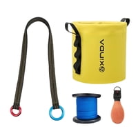 Magideal - Juego De Línea De Lanzamiento De Arborista De 4 Piezas Y Bolsa De Almacenamiento De Cuerda Bolsa De Lanzamiento Ponderada Para Escalada En Roca Trabaj