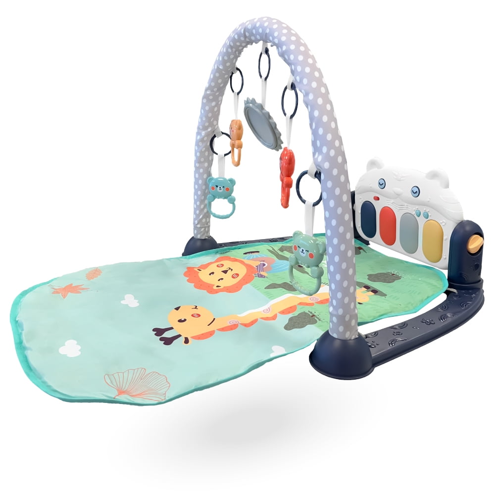 Kidstar - Alfombra De Juegos Musical Para Bebes Color Azul