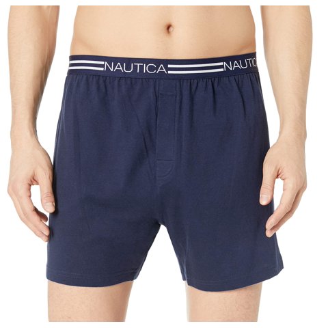 Boxers Nautica Classic De Punto Holgado De Algodón Para Hombre