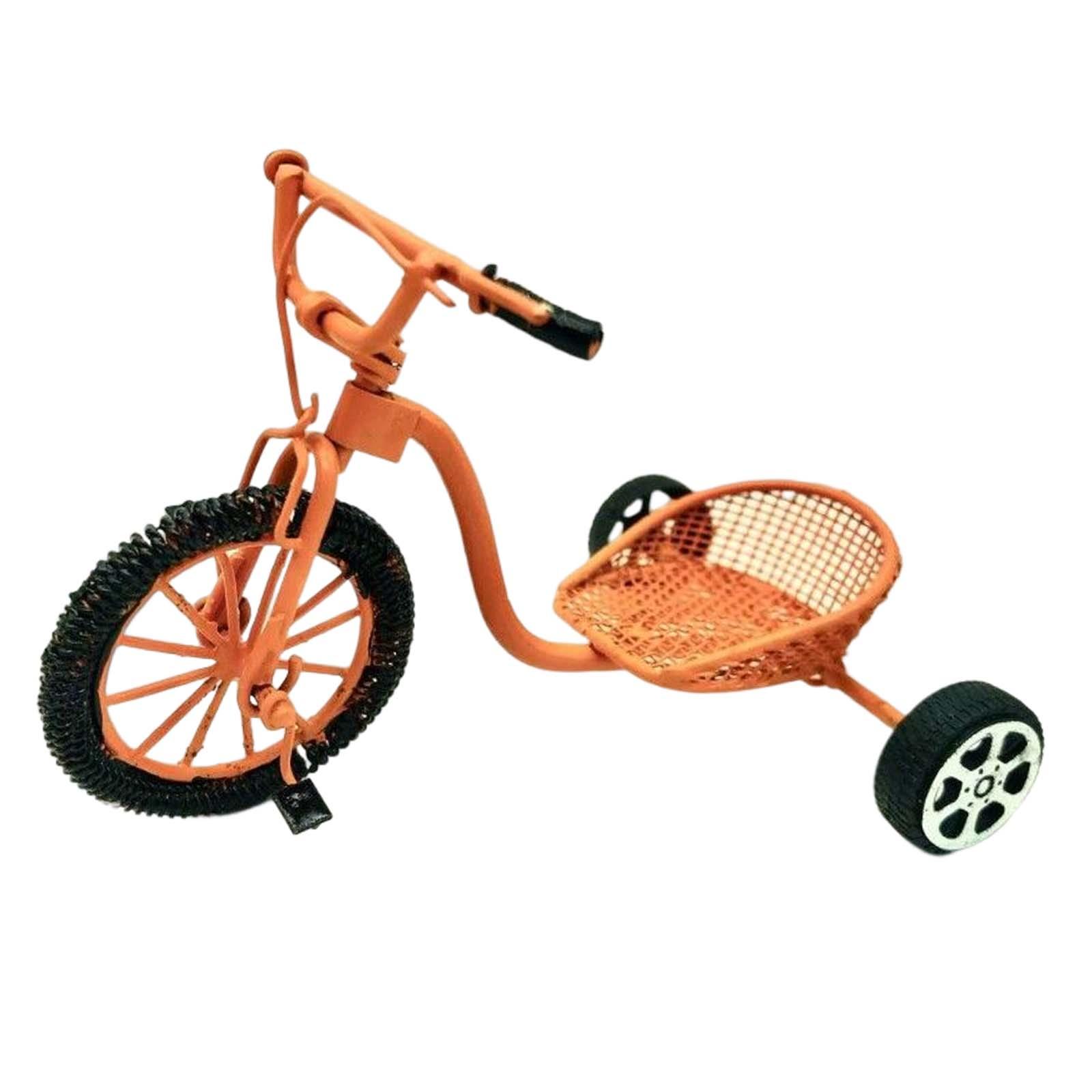 Magideal - Casa De Muñecas A Escala 1/12, En Miniatura, Accesorio De Simulación, Muebles, , Pequeñas 3 Ruedas Pequeñas