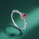 thumbnail image 4 of Stunning Colorful Zircon Ring - 925 Sterling Silver Minimalistic Jewelry for Women and Girls - Perfect Gift for Girlfriend, 4 of 4