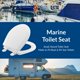 thumbnail image 3 of Asiento para inodoro Bemis TC50TTA MARINE para barcos y vehículos recreativos, blanco, 3 of 6