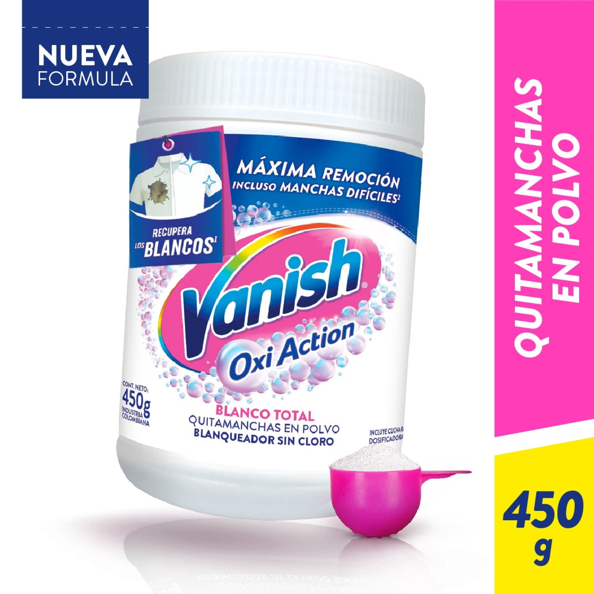 Vanish - Quitamanchas Polvo Ropa Blanca Frasco