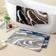 thumbnail image 2 of suxuMhao Tapetes de Baño, Tapete de Baño con Patrón Ondulado Gris y Blanco, Tapete de Piso Minimalista Suave Absorbente Antideslizante, 15.7 X 23.6 Inch 1 Pack, Tapete de Poliéster Lavable para, 2 of 2