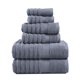 thumbnail image 1 of Juego de toallas LANE LINEN de lujo acanalado para baño, 100% algodón, 6 piezas, 1 of 9