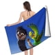 thumbnail image 4 of Loro Toalla de playa de secado rápido con diseño temático, regalo para mujeres y niñas, ideal para cumpleaños, fans, amantes de la música, uso en la playa o al aire libre, 78 × 150 cm, 4 of 6