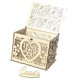 thumbnail image 5 of Caja de tarjeta de regalo de boda Caja de dinero de madera con cerradura que desea caja de tarjeta bien, 5 of 5