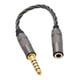 thumbnail image 5 of Cable adaptador Cable de audio Adaptador Cable de extensión para auriculares Cable fácil de usar Núcleo de cobre plateado para amantes de la música Gris, 5 of 5