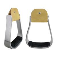 Magideal - 2 Piezas De Estribos Para Montar A Caballo, Estribos Ecuestres, Estribos Portátiles Resistentes Para Sillín, Estribos Occidentales Para Suministros Al