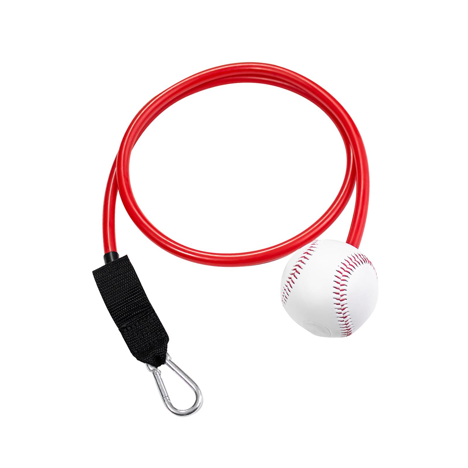 Magideal - Bandas De Lanzamiento De Béisbol, Banda De Resistencia De Ejercicio De Béisbol Bandas De Entrenamiento De Béisbol Entrenador De Béisbol, Para Jóvenes Rojo