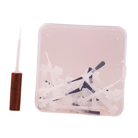 Magideal - 30 Piezas Cepillo Para Esmalte De Uñas Brochas Para Reemplazo Salón Doméstico Herramientas De Manicura Aplicadores De Líquido Con Aplicación Uniforme 30 Piezas Marrones