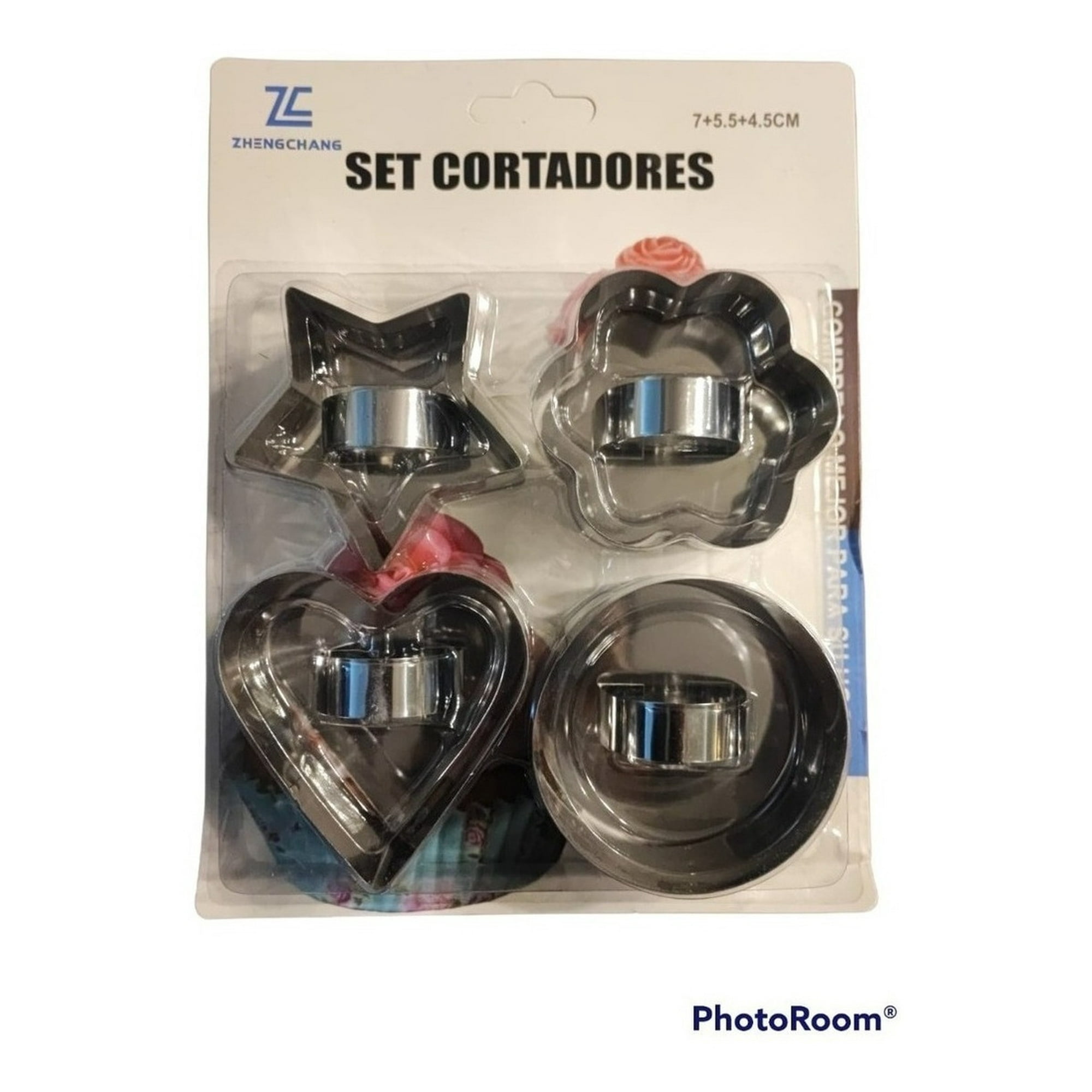 Genérico - Set 4 Cortadores De Galletas Molde De Galletas Formas