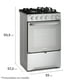 thumbnail image 2 of Cocina a Gas 4 Platos Fensa Cubierta Vidrio F 3000 RT Inox, 2 of 15