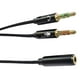 thumbnail image 1 of Cable Adaptador Audio Y Microfono A Jack 3.5 Mm Hembra multicolor, 1 of 7