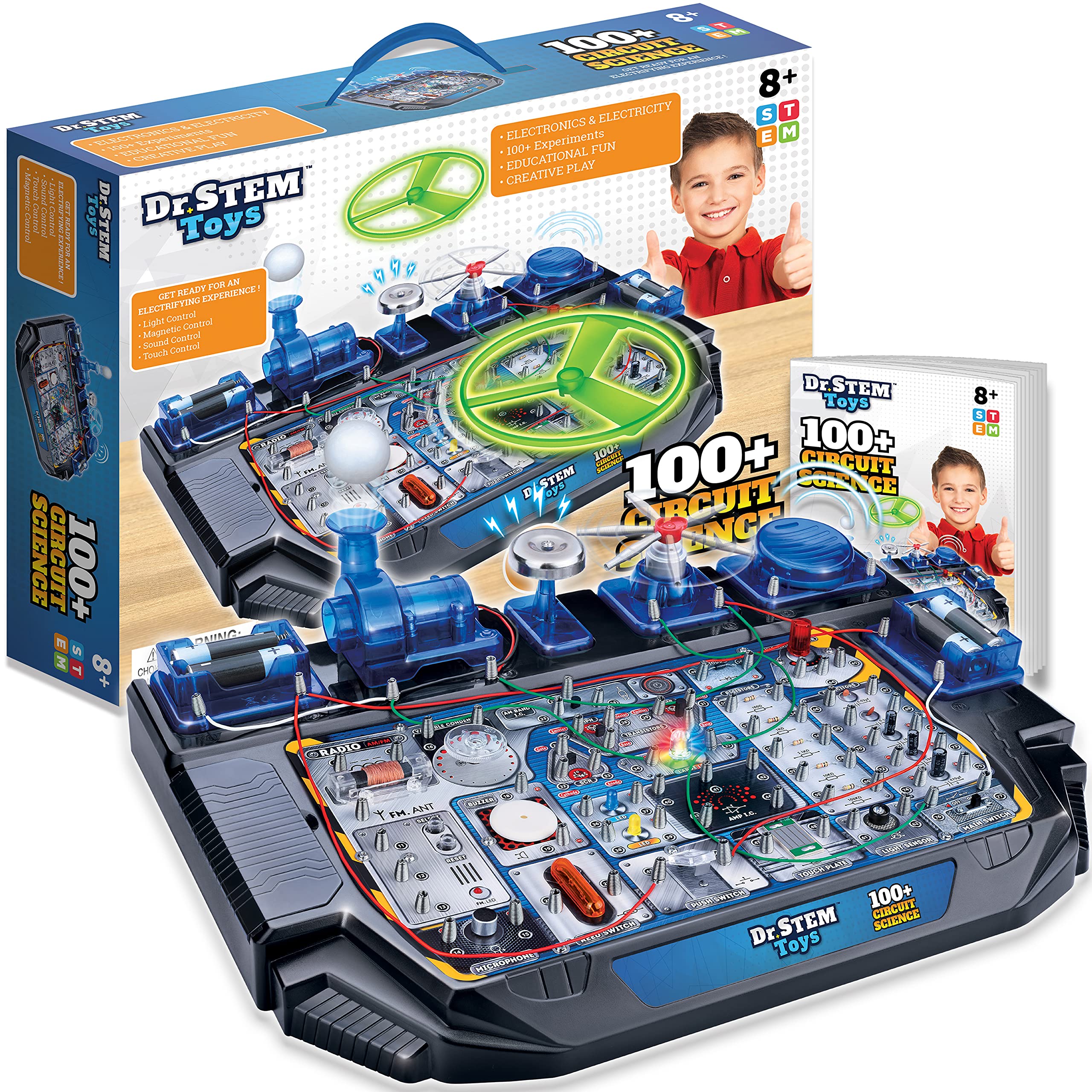 Kit Circuit Science Dr. Stem Toys Con Más De 100 Experimentos De Más De 8 Años