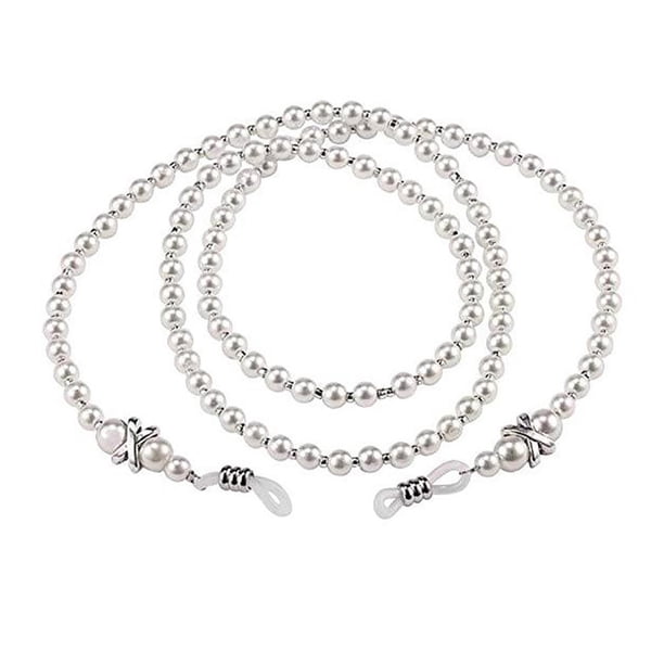 Cadena para anteojos, cordón para cadena de anteojos, cadena para anteojos, correa para sujetar anteojos, para salidas, viajes, verano, playa, bodas