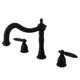 thumbnail image 1 of Grifo para tina romana Kingston Brass Georgian, bronce aceitado, 1 of 3