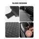 thumbnail image 3 of Protector de asiento de coche Owleys Premium Leather, impermeable, negro, 3 of 9