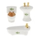 thumbnail image 3 of Accesorios De Baño Para Casa De Muñecas, Casa De Muñecas De Porcelana, Muebles En Miniatura, Juguetes Con Estampado De Hojas, 3 of 5
