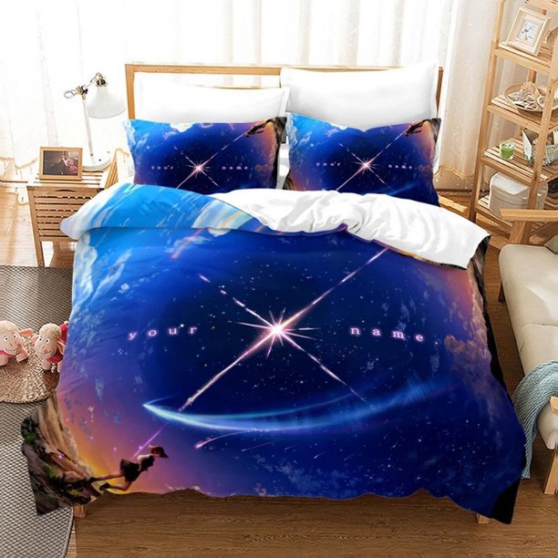 Sword Art Online Anime Quilt Duvet Cover Set Bedclothes Bed Linen3-Piece Bedding Set