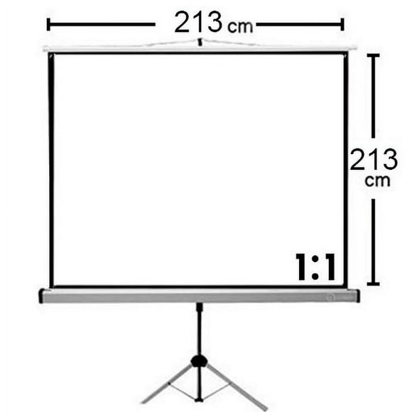 Telon Tripode 213x213cm, Mecanismo Retractil