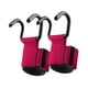 thumbnail image 5 of Gancho de pescado de fitness, cinturones de muñeca acolchados, ropa dura, no deslizamiento, para ejercicios en el gimnasio, para hombres y mujeres, pa Rojo, 5 of 5