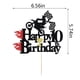 thumbnail image 2 of Fiesta de feliz cumpleaños en moto Cake Topper Bekaterea, 2 of 8