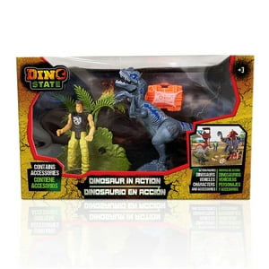 Dino State - Set De Aventura Con Accesorios Y Escenario Jurásico