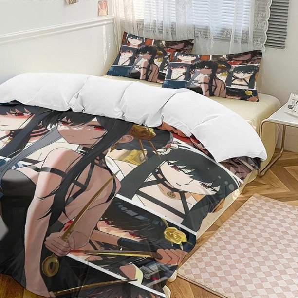 Spy X Family Anime Home Bed3-piece Set,Lightweight and comfortable