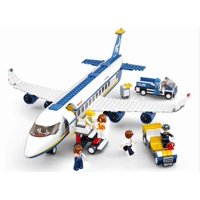 Sluban - Avión De Pasajeros Skybus, Compatible Lego