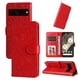 thumbnail image 1 of Funda tipo cartera FOXDOCK para Google Pixel 7 Pro , diseño girasol en relieve, cuero PU, cierre magnético, soporte y tarjetero, 1 of 5