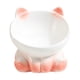 thumbnail image 4 of Cuenco De Alimentación Para Gatos, Plato Minimalista Para Comida Para Perros, Accesorios Para Alimentos Y Agua Para Mascotas, Clasificados En Blanco Y Rosa, 4 of 5