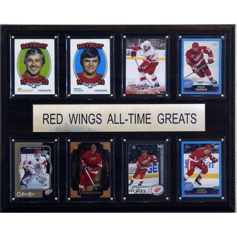 Placa C&I Collectables De La Nhl Detroit Red Wings De Todos Los Tiempos